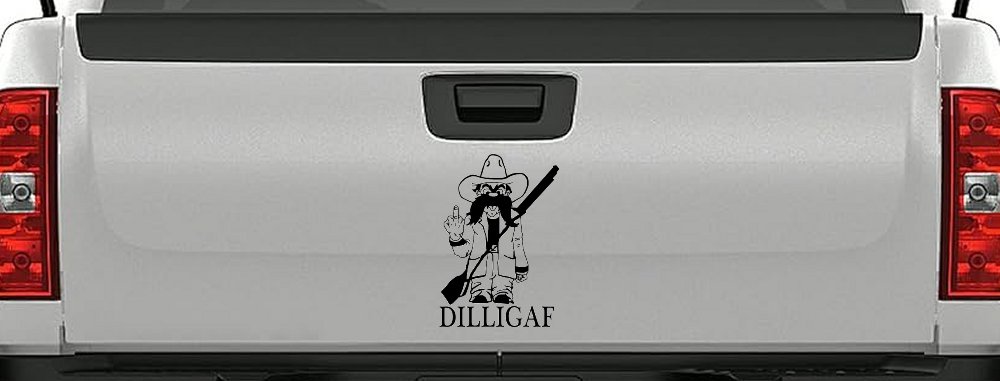 DILLIGAF Do I Look Like I Give A F Funny Car or Truck Window Decal Sticker