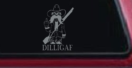 DILLIGAF Do I Look Like I Give A F Funny Car or Truck Window Decal Sticker