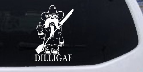 DILLIGAF Do I Look Like I Give A F Funny Car or Truck Window Decal Sticker