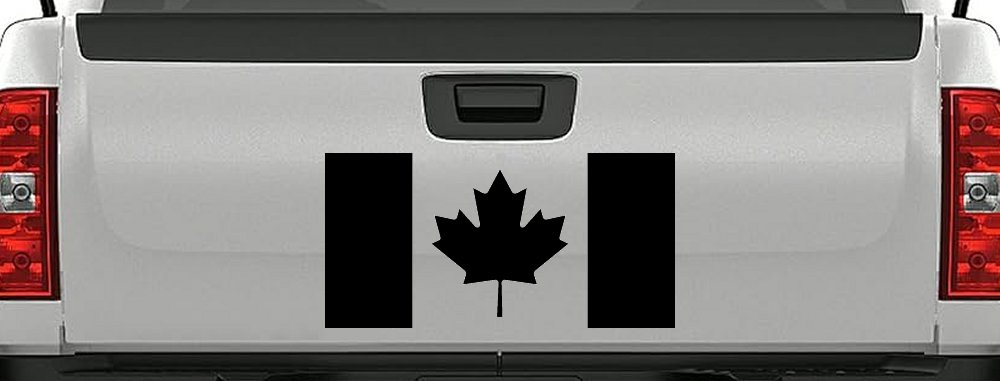 Flag Of Canada Maple Leaf (Black)