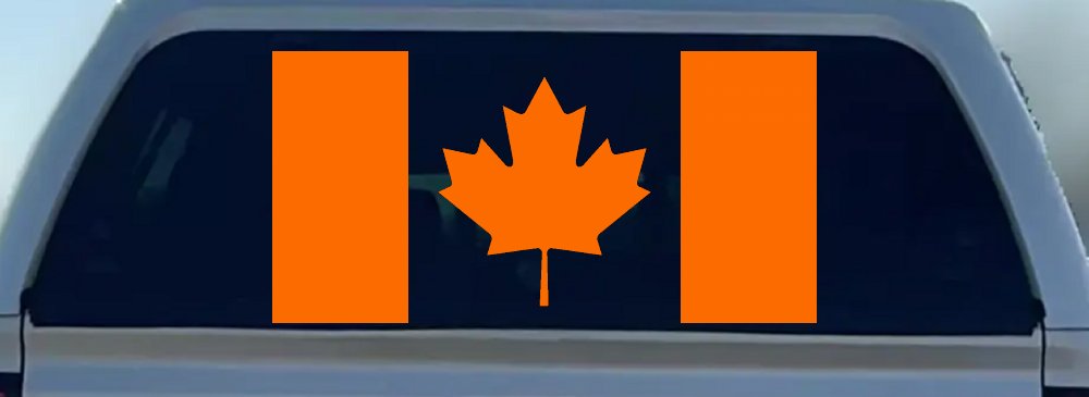 Flag Of Canada Maple Leaf (Orange)