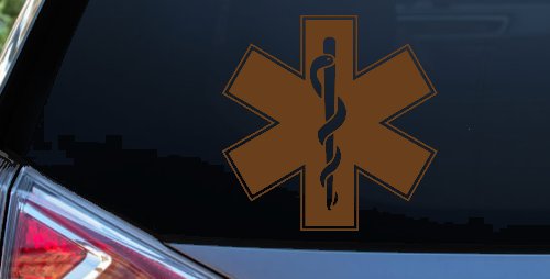 EMT Star of Life Car or Truck Window Decal Sticker