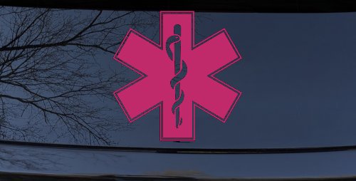 EMT Star of Life Car or Truck Window Decal Sticker