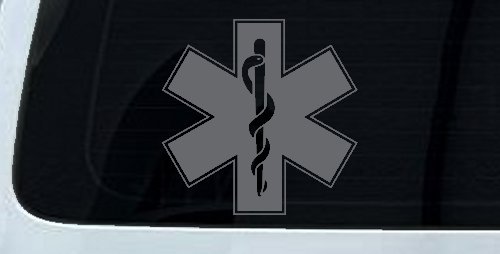 EMT Star of Life Car or Truck Window Decal Sticker