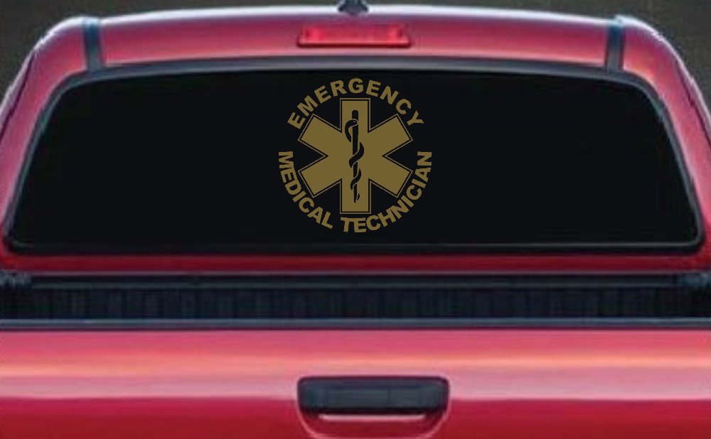 Emergency Medical Technician EMT Car or Truck Window Decal Sticker