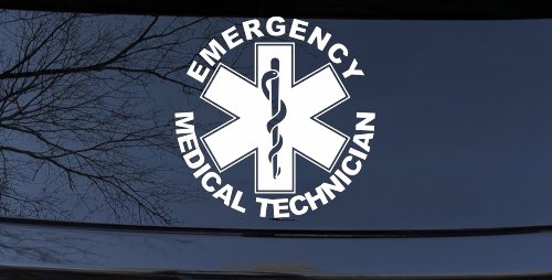 Emergency Medical Technician EMT Car or Truck Window Decal Sticker