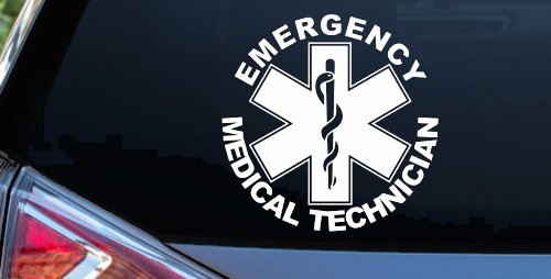 Emergency Medical Technician EMT Car or Truck Window Decal Sticker