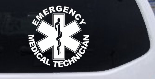 Emergency Medical Technician EMT Car or Truck Window Decal Sticker