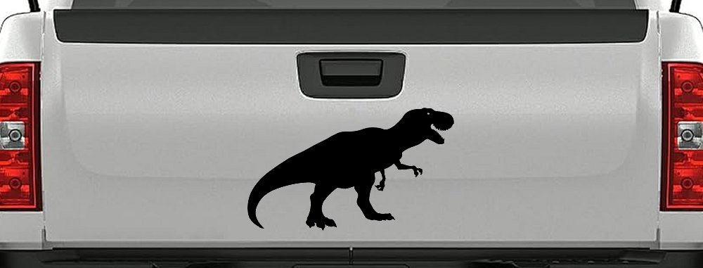 T Rex Funny Car or Truck Window Vinyl Decal Sticker (Black)