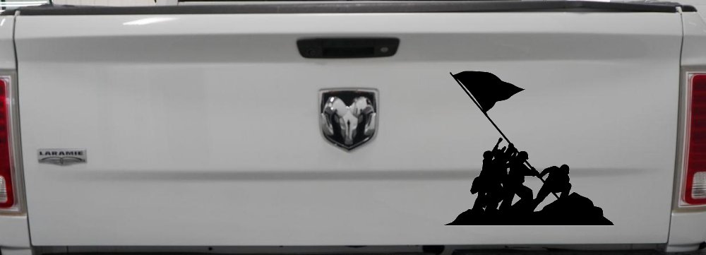 Battle Of Iwo Jima  Military Car or Truck Window Decal Sticker