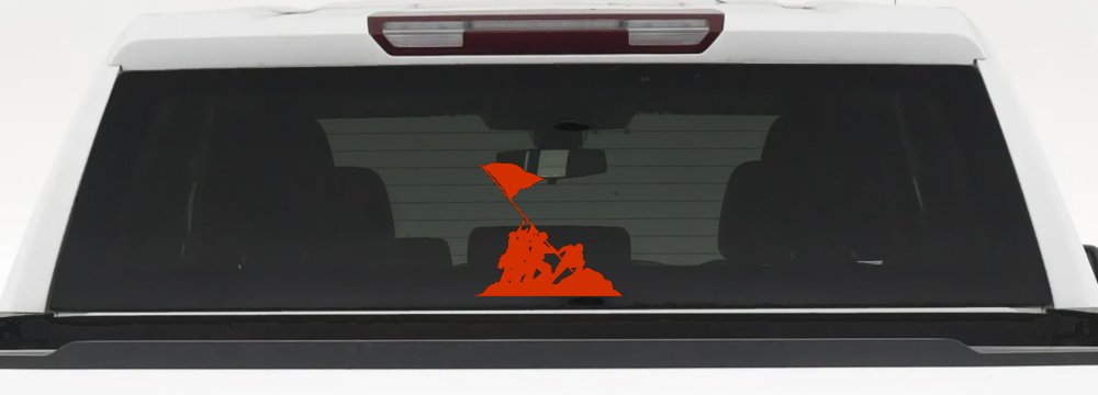 Battle Of Iwo Jima  Military Car or Truck Window Decal Sticker