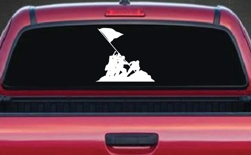 Battle Of Iwo Jima  Military Car or Truck Window Decal Sticker