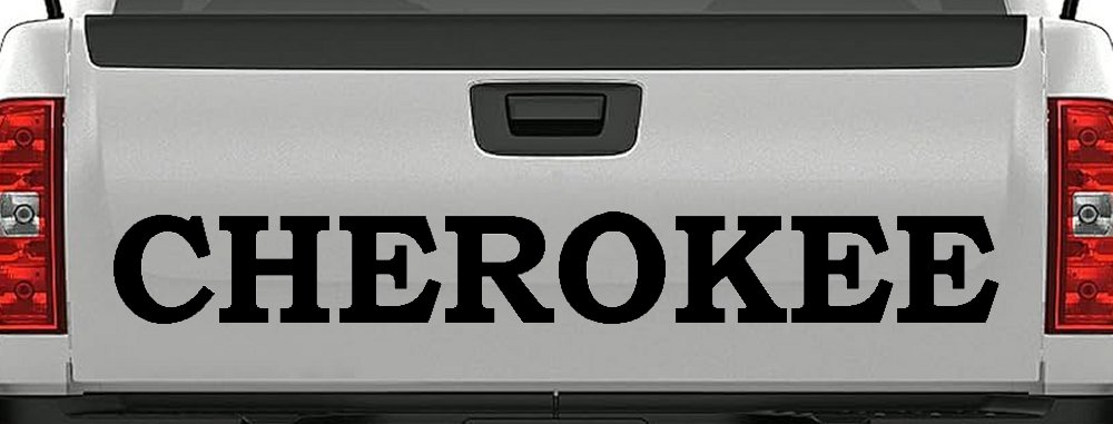 Cherokee native American Indian Car or Truck Window Decal Sticker