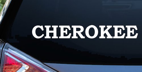 Cherokee native American Indian Car or Truck Window Decal Sticker