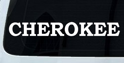 Cherokee native American Indian Car or Truck Window Decal Sticker
