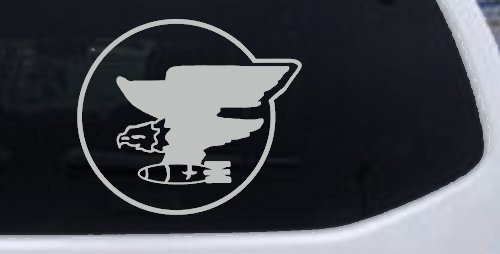 69th Bomb Squadron Military Car or Truck Window Vinyl Decal Sticker (Light Gray)