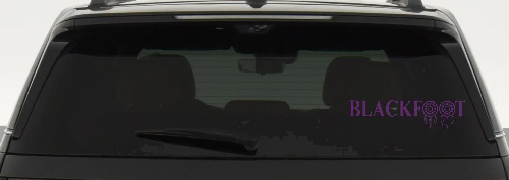 Blackfoot Tribe Dreamcatcher Native American Indian Dream Catcher Car or Truck Window Decal Sticker (Violet)