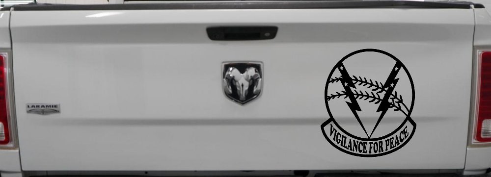 524th Bomb Squadron Vigilance For Peace Military Car or Truck Window Decal Sticker