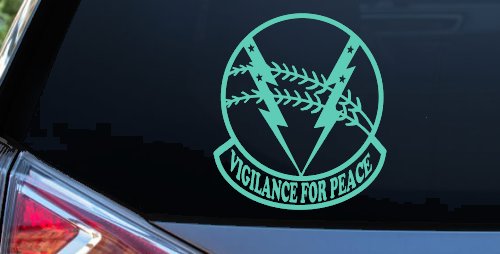 524th Bomb Squadron Vigilance For Peace Military Car or Truck Window Decal Sticker (Mint)