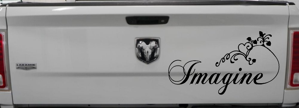 Imagine Car or Truck Window Decal Sticker