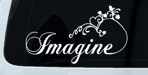 Imagine Car or Truck Window Decal Sticker