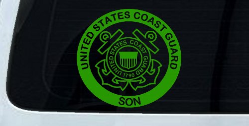 Coast Guard Son Military Car or Truck Window Decal Sticker