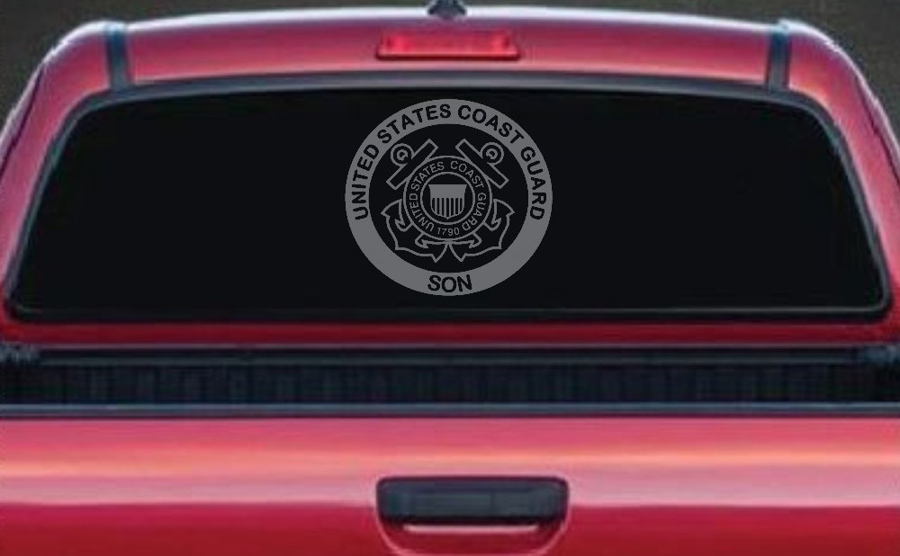 Coast Guard Son Military Car or Truck Window Decal Sticker