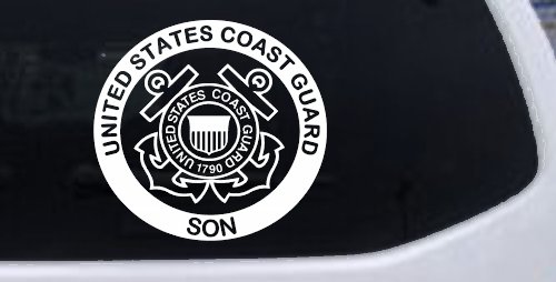Coast Guard Son Military Car or Truck Window Decal Sticker