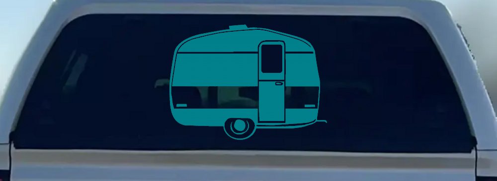 Camper Trailer Car or Truck Window Decal Sticker
