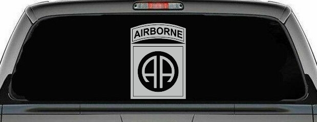 82nd Airborne Military Car or Truck Window Decal Sticker