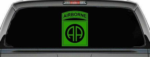 82nd Airborne Military Car or Truck Window Decal Sticker