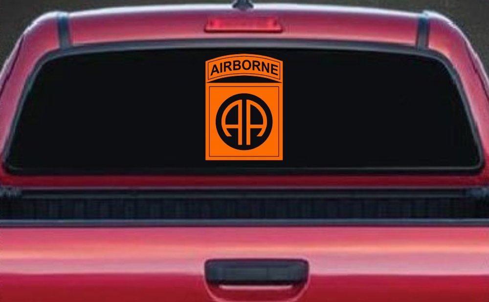 82nd Airborne Military Car or Truck Window Decal Sticker