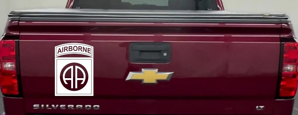 82nd Airborne Military Car or Truck Window Decal Sticker