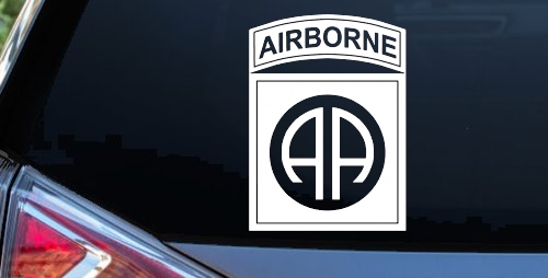 82nd Airborne Military Car or Truck Window Decal Sticker