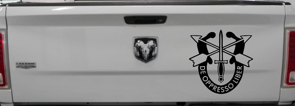 Army Special Forces Crest Military Car or Truck Window Decal Sticker