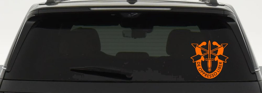 Army Special Forces Crest Military Car or Truck Window Decal Sticker