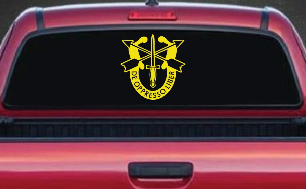 Army Special Forces Crest Military Car or Truck Window Decal Sticker