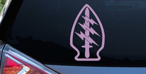 Airborne Ranger Special Forces Military Car or Truck Window Decal Sticker (Lilac)