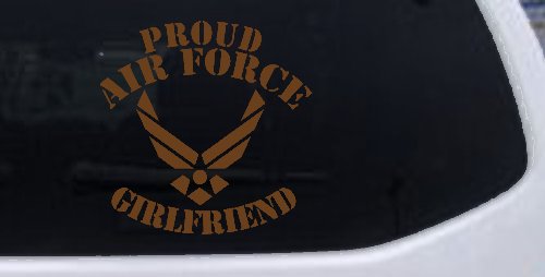 Proud Air Force Girlfriend Military Car or Truck Window Decal Sticker