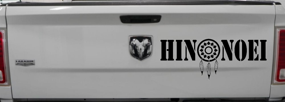 Hinonoei With Dreamcatcher Western Car or Truck Window Vinyl Decal Sticker (Black)