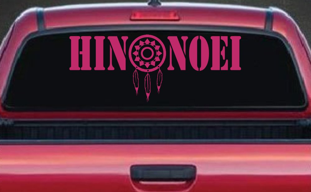 Hinonoei With Dreamcatcher Western Car or Truck Window Decal Sticker
