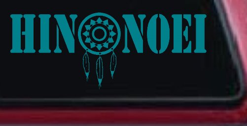 Hinonoei With Dreamcatcher Western Car or Truck Window Decal Sticker