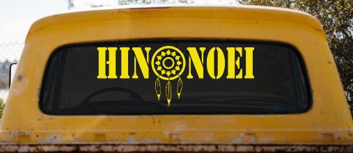 Hinonoei With Dreamcatcher Western Car or Truck Window Decal Sticker