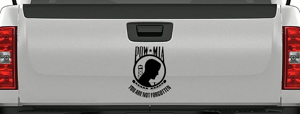 POW MIA You Are Not Forgotten Military Car or Truck Window Decal Sticker