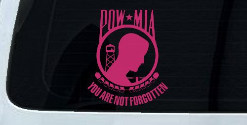 POW MIA You Are Not Forgotten Military Car or Truck Window Decal Sticker