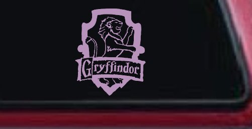 Gryffindor Crest Sci Fi Car or Truck Window Decal Sticker (Lilac)