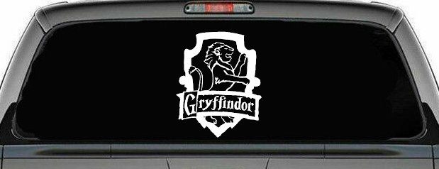 Gryffindor Crest Sci Fi Car or Truck Window Decal Sticker