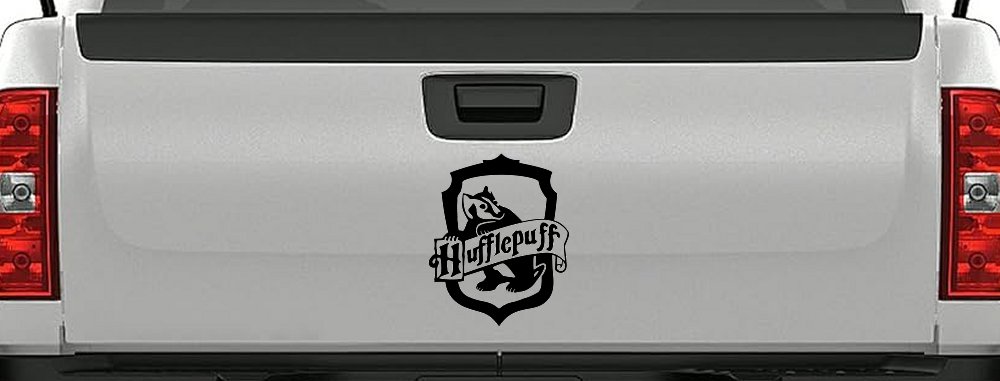 Hufflepuff Crest Sci Fi Car or Truck Window Decal Sticker