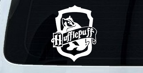 Hufflepuff Crest Sci Fi Car or Truck Window Decal Sticker