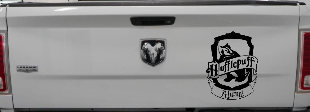 Hufflepuff Alumni Sci Fi Car or Truck Window Decal Sticker